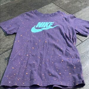 Nike Purple and Orange Short Sleeve Tee